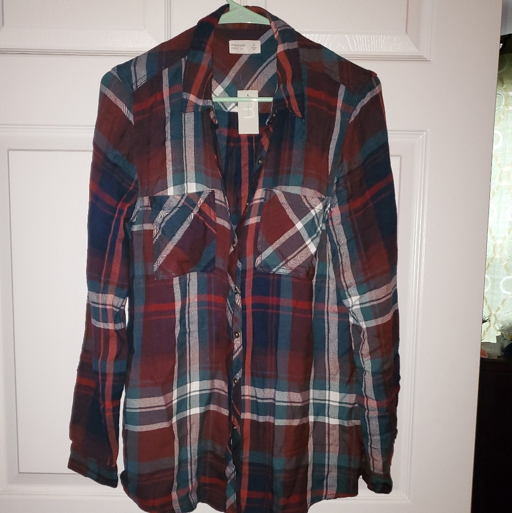 Plaid Tunic
